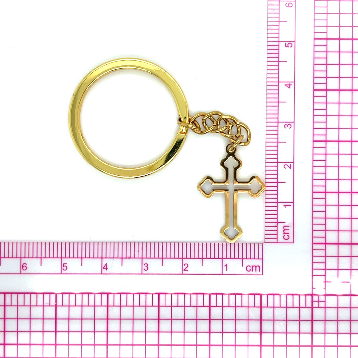 Christian Cross Keychain