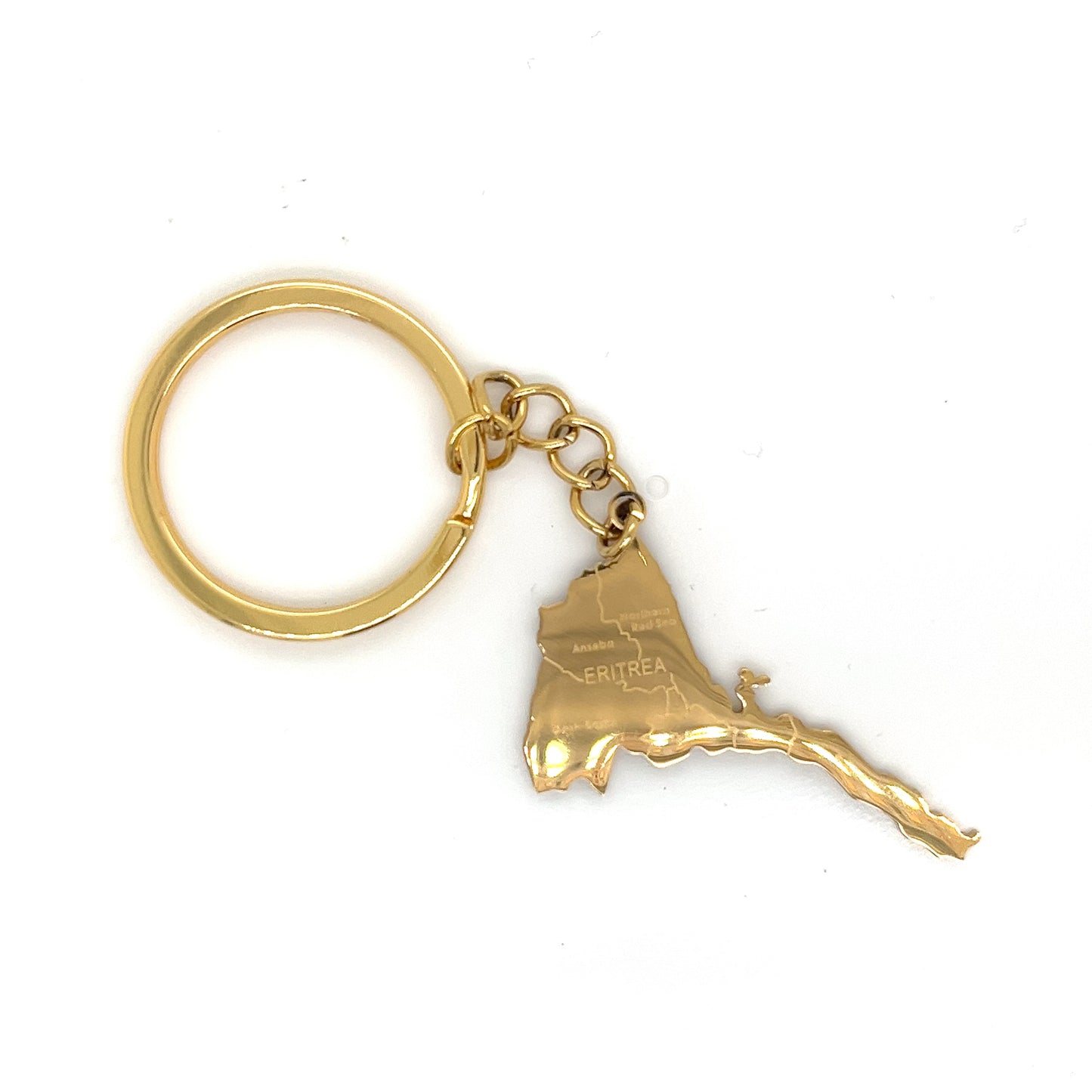 Eritrea Map Keychain