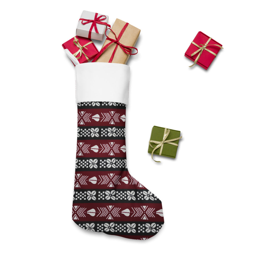 African Print Christmas Stockings