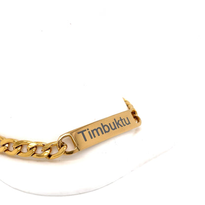 Personalized African Style Link Chain Bracelet