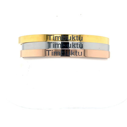 Personalized African Style Bangle Bracelet