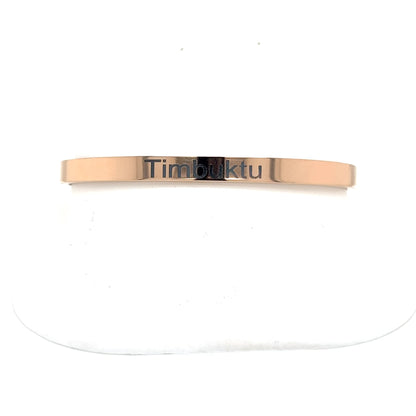 Personalized African Style Bangle Bracelet