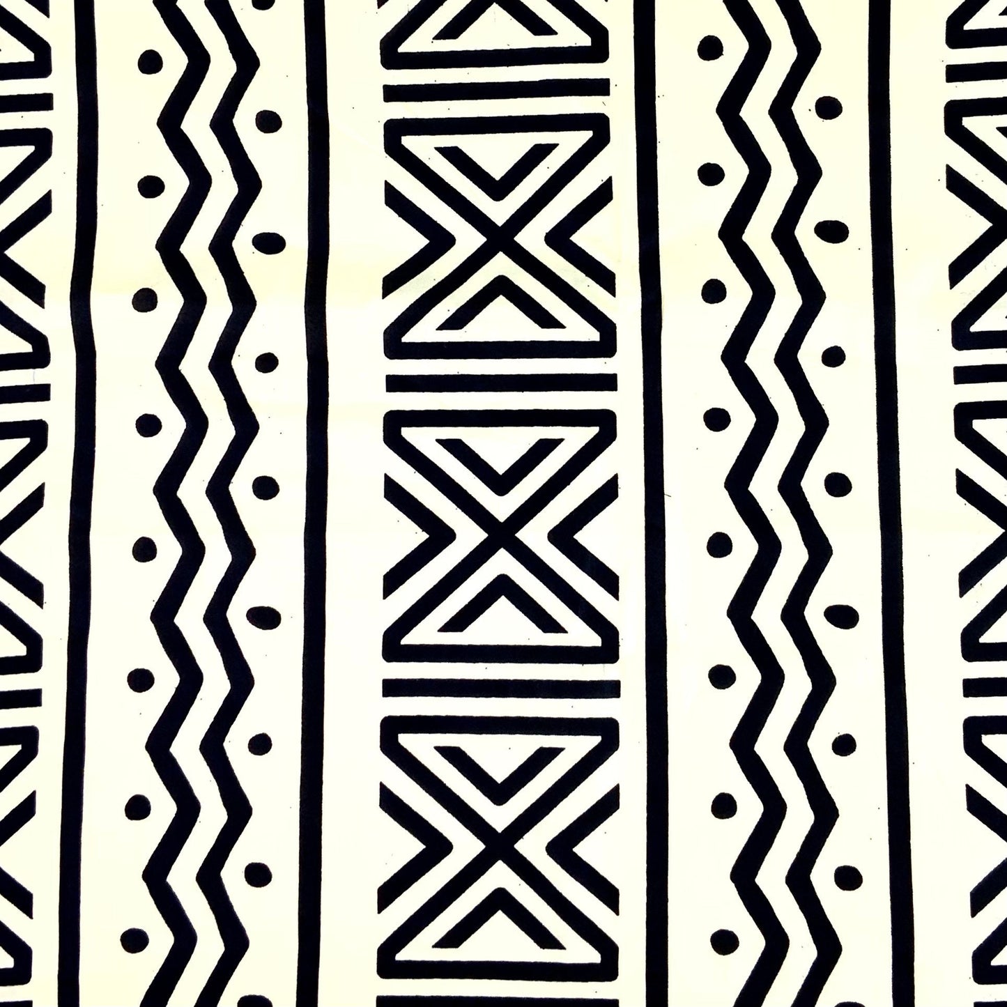 Bogolan Bandana | 100% Bio Cotton | Imported African Fabric with Traditional Patterns