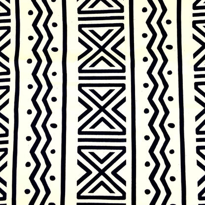 Bogolan Bandana | 100% Bio Cotton | Imported African Fabric with Traditional Patterns