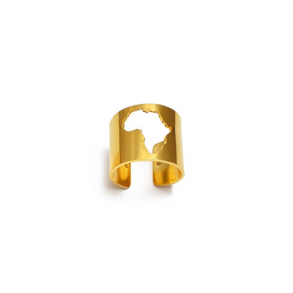 Africa Map Ring