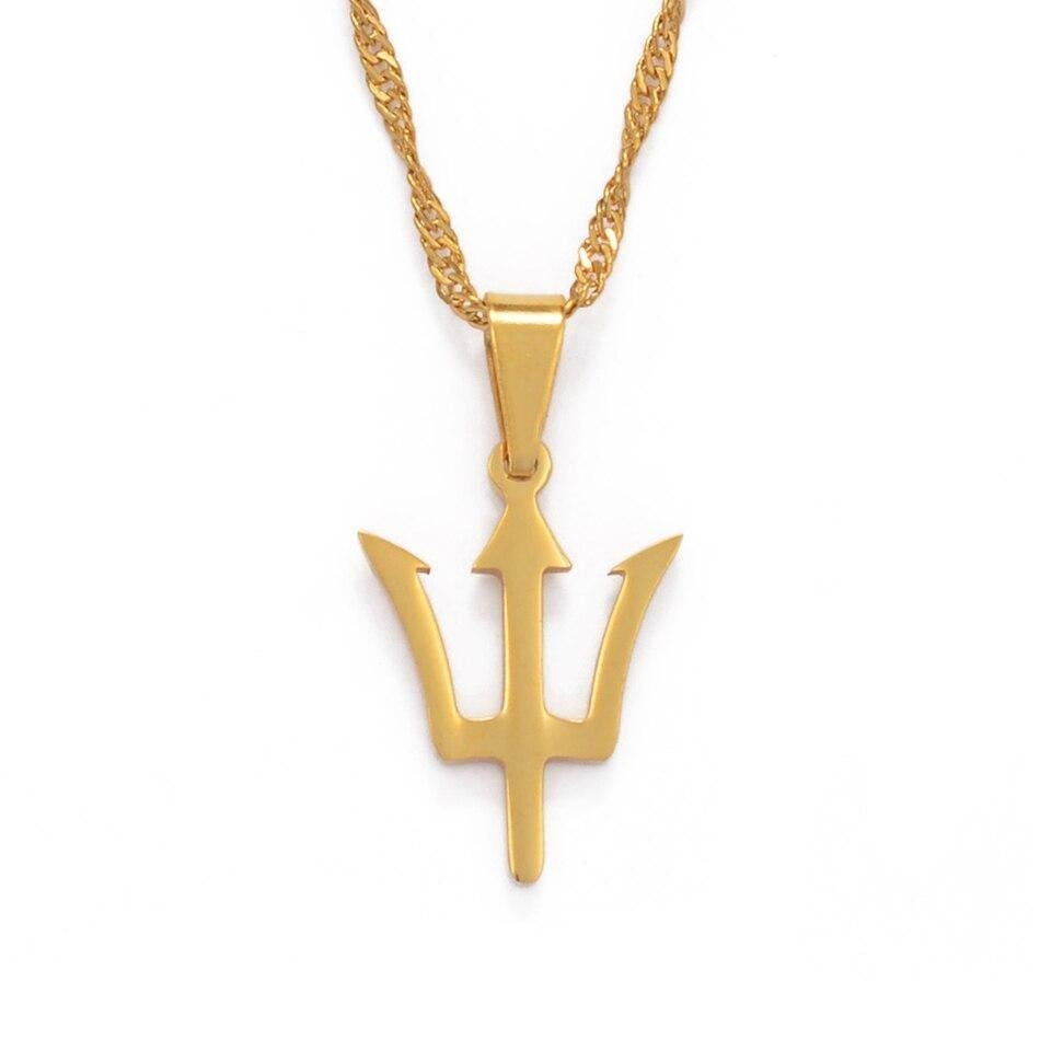 Barbados Bajan Trident Necklace