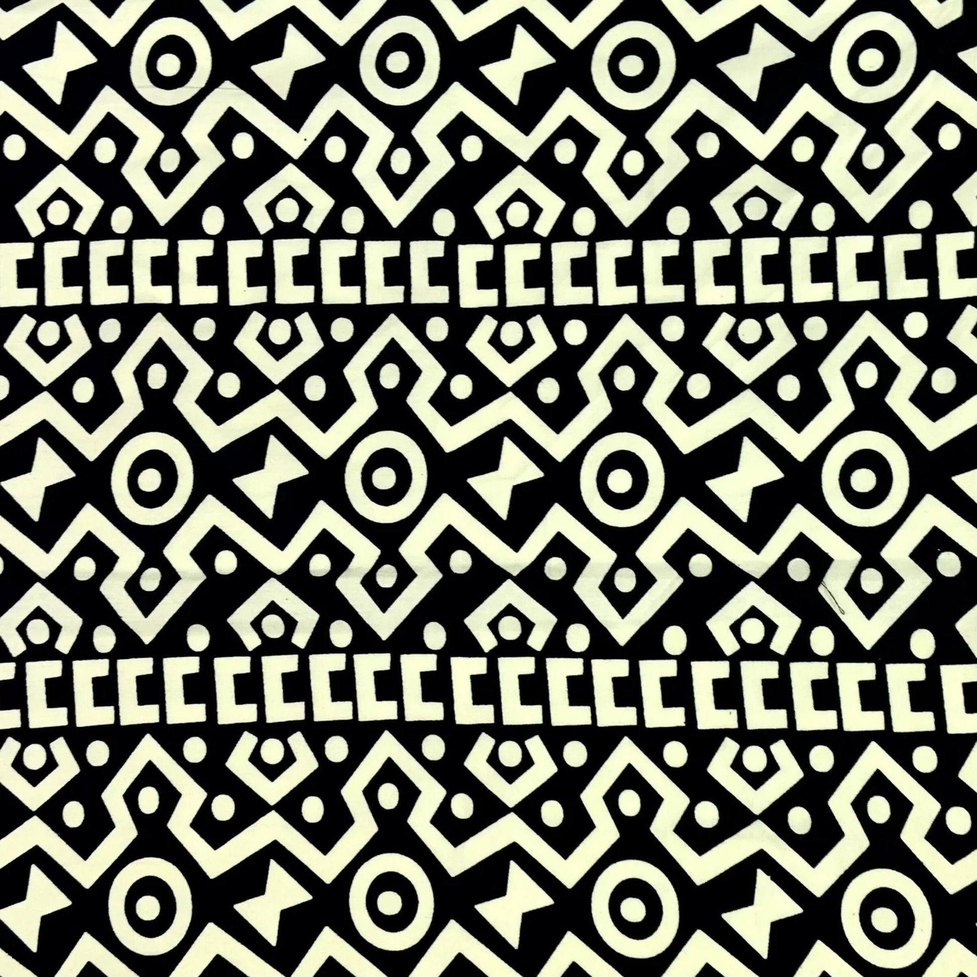 Bogolan Fabric | Authentic African Textile Clothing by Yard | Mudcloth DIY Projects Sewing and Quilting Print | 100% Bio Cotton Organic