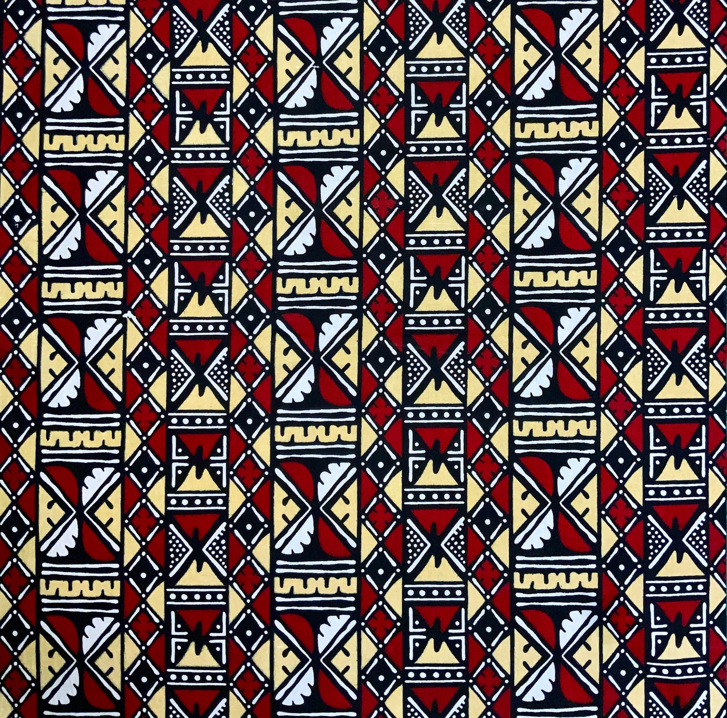 Bogolan Bandana | 100% Bio Cotton | Imported African Fabric with Traditional Patterns