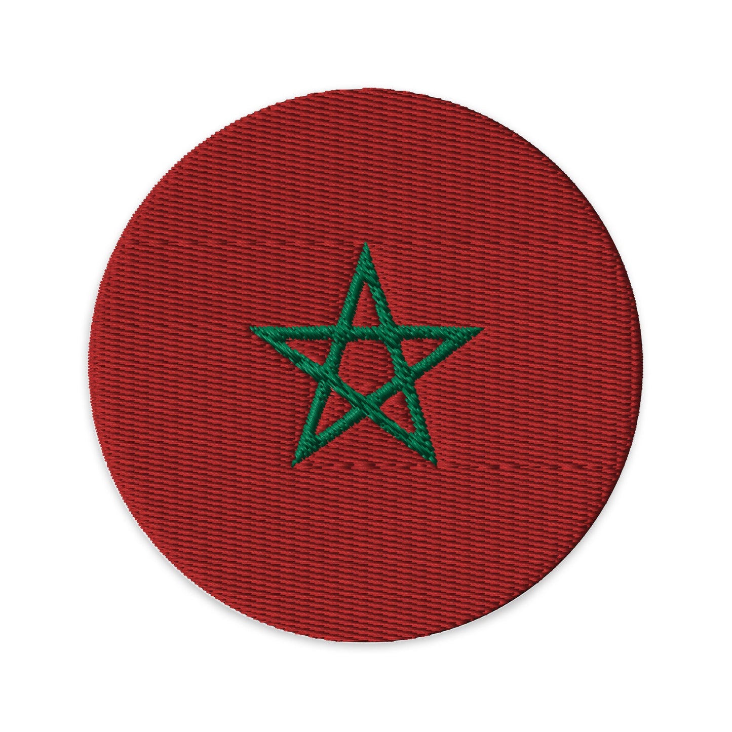 Morocco Flag Patch | Embroidered Iron-on or Sew-on DIY Applique For Vest, Backpack, Clothing Badge, Bikers, Travel Collectors, Souvenir