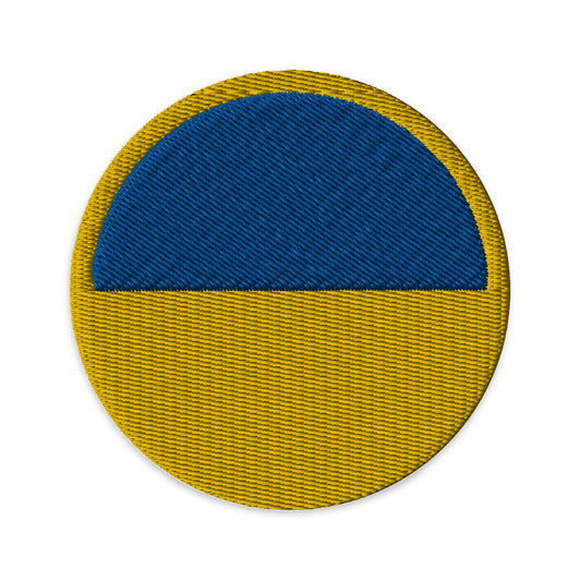 Ukraine Flag Patch | Embroidered Iron-on or Sew-on DIY Applique For Vest, Backpack, Clothing Badge, Bikers, Travel Collectors, Souvenir