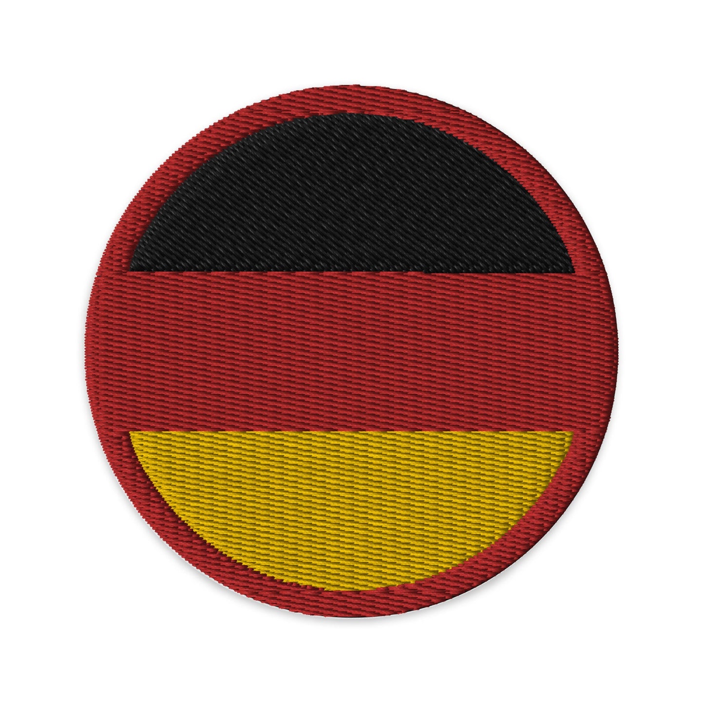 Germany Flag Patch | Embroidered Iron-on or Sew-on DIY Applique For Vest, Backpack, Clothing Badge, Bikers, Travel Collectors, Souvenir