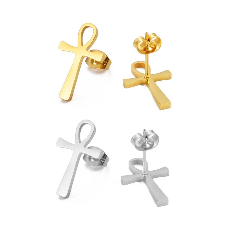 Egyptian Ankh Earrings