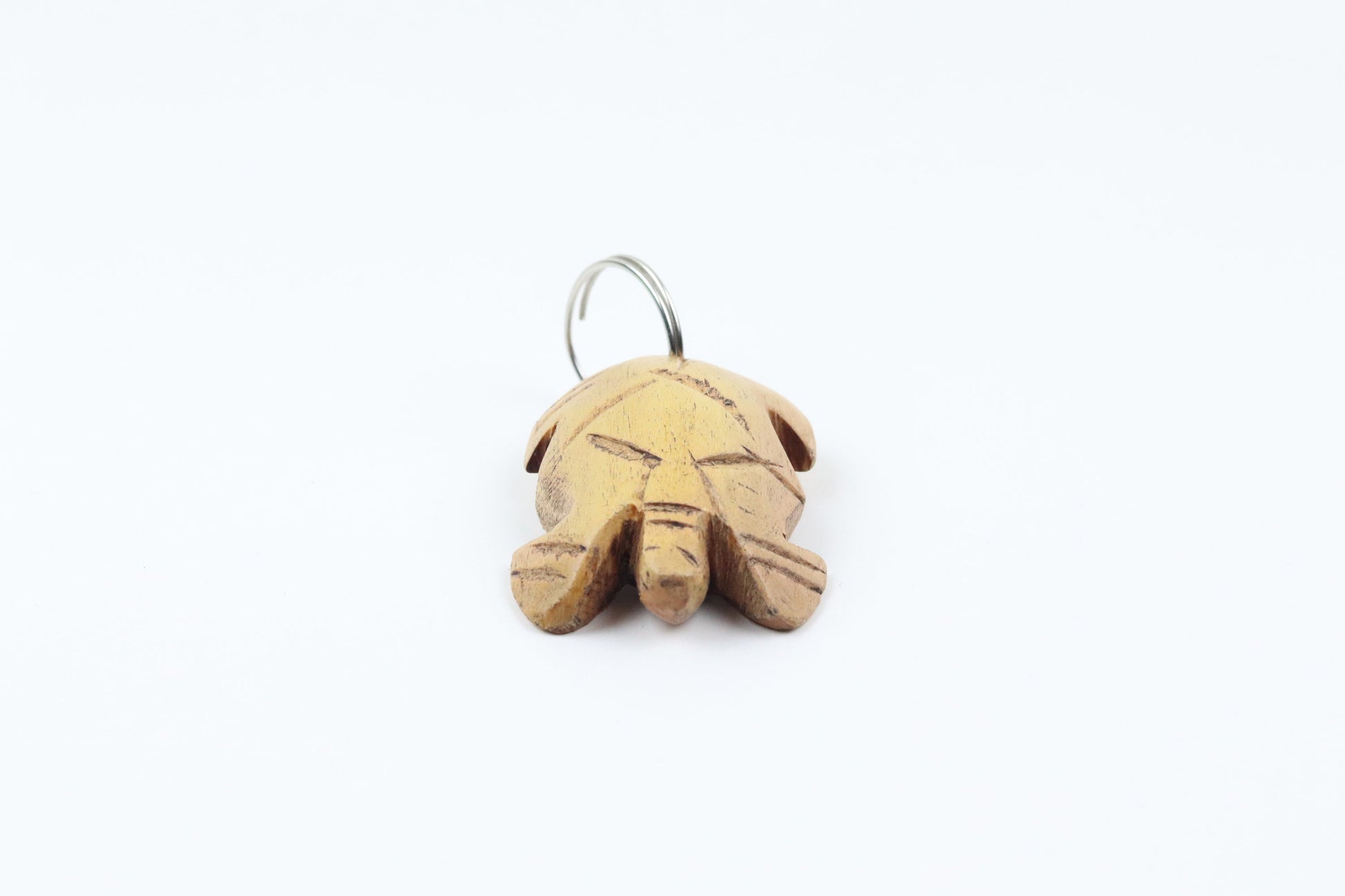 Turtle Keychain | Unique Wooden Handmade Carved Natural Wood Pieces Made by Artisans and Imported from Mali, West Africa