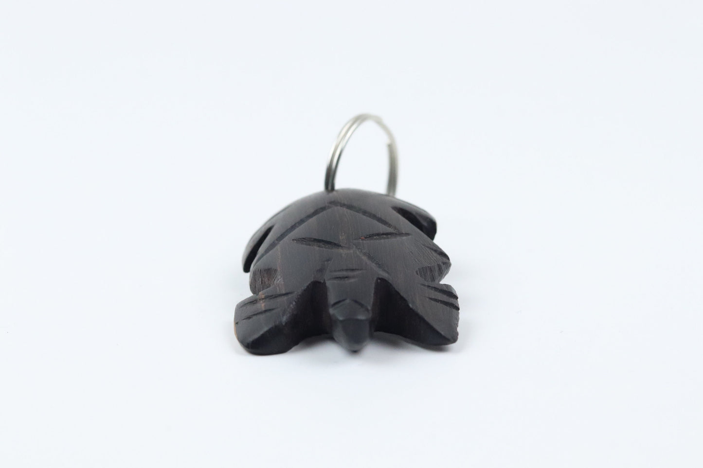 Turtle Keychain | Unique Wooden Handmade Carved Natural Wood Pieces Made by Artisans and Imported from Mali, West Africa