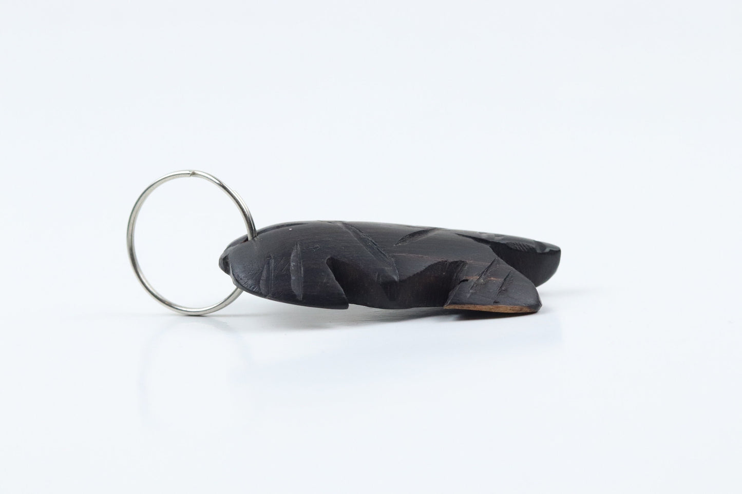 Turtle Keychain | Unique Wooden Handmade Carved Natural Wood Pieces Made by Artisans and Imported from Mali, West Africa