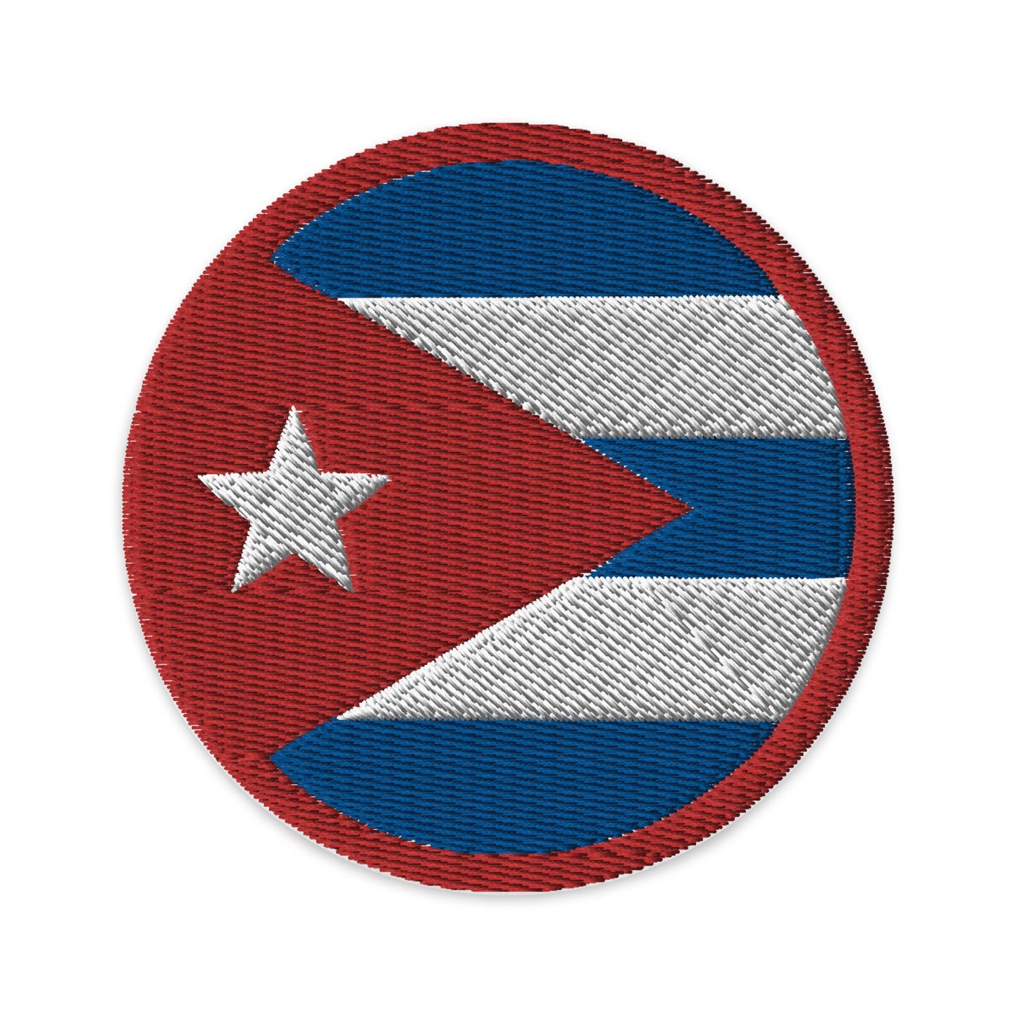 Cuba Flag Patch | Embroidered Iron-on or Sew-on DIY Applique For Vest, Backpack, Clothing Badge, Bikers, Travel Collectors, Souvenir