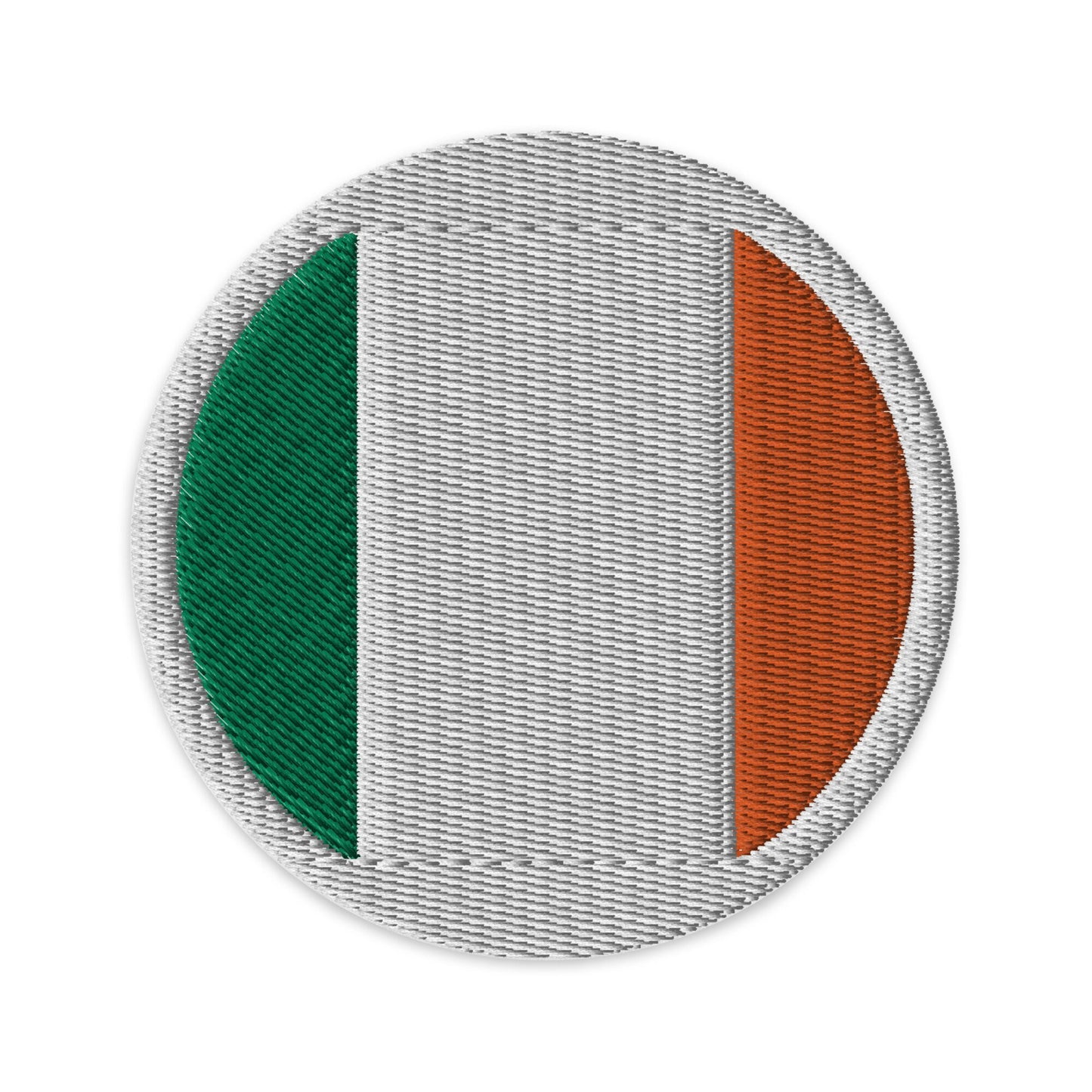 Ireland Flag Patch | Embroidered Iron-on or Sew-on DIY Applique For Vest, Backpack, Clothing Badge, Bikers, Travel Collectors, Souvenir