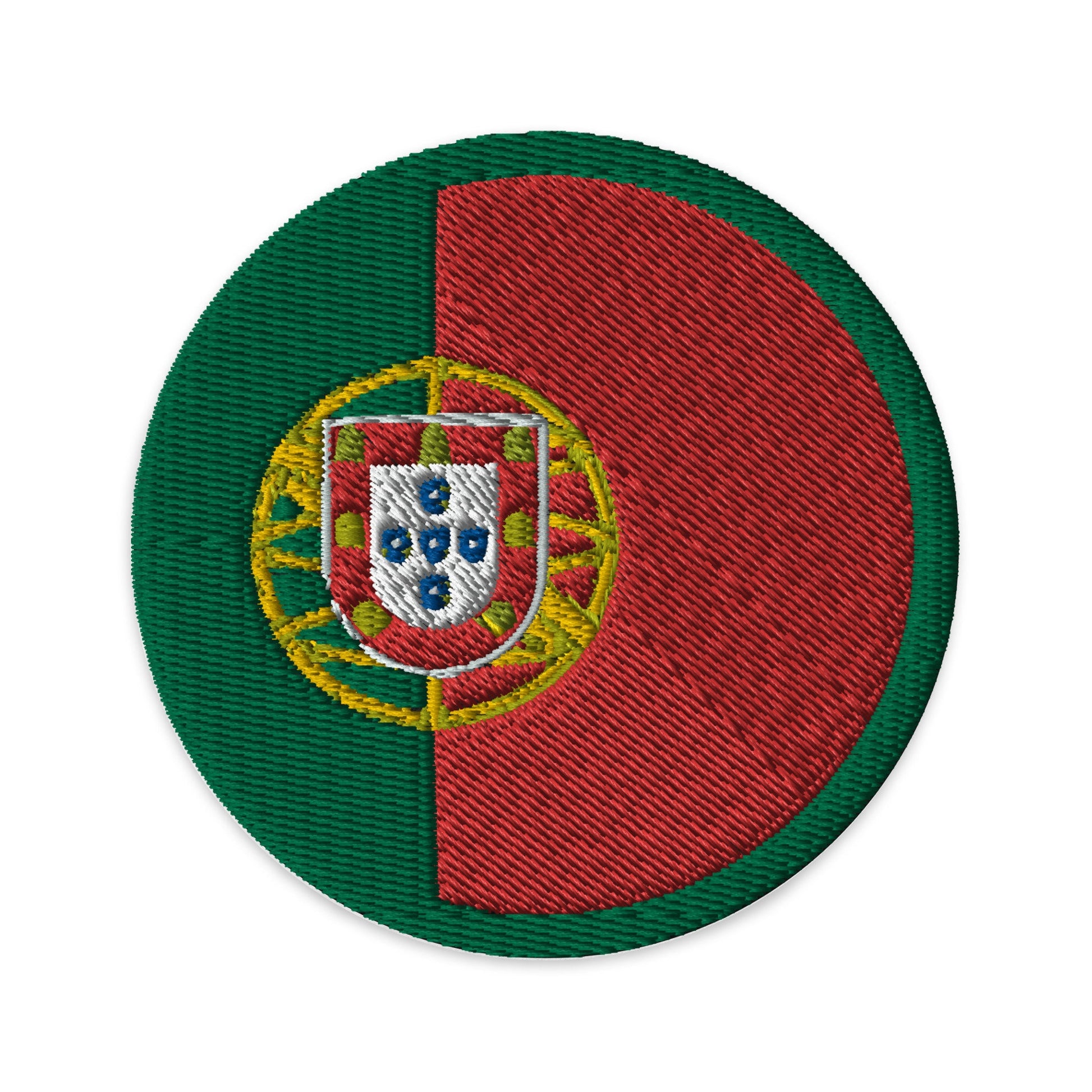 Portugal Flag Patch | Embroidered Iron-on or Sew-on DIY Applique For Vest, Backpack, Clothing Badge, Bikers, Travel Collectors, Souvenir