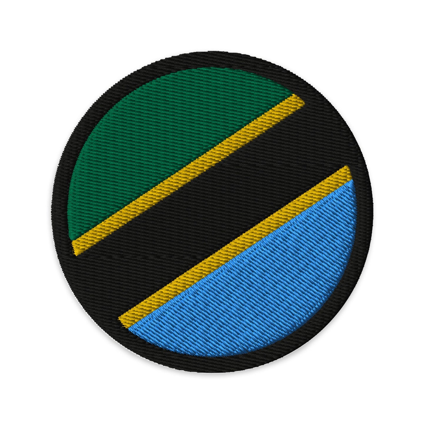 Tanzania Flag Patch | Embroidered Iron-on or Sew-on DIY Applique For Vest, Backpack, Clothing Badge, Bikers, Travel Collectors, Souvenir