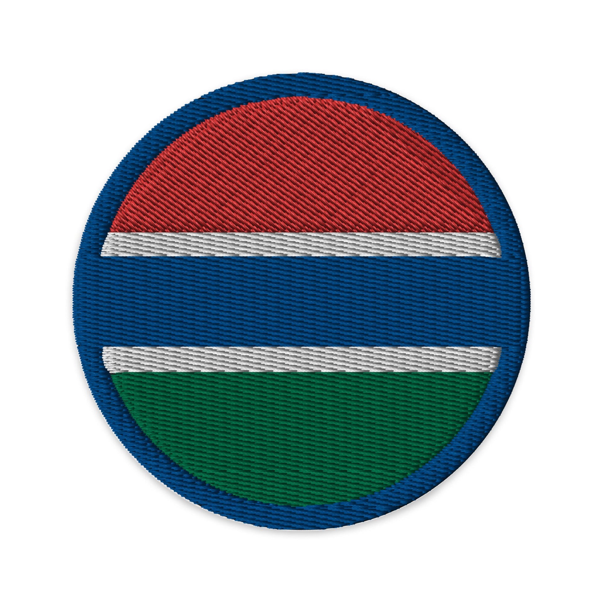 Gambia Flag Patch | Embroidered Iron-on or Sew-on DIY Applique For Vest, Backpack, Clothing Badge, Bikers, Travel Collectors, Souvenir