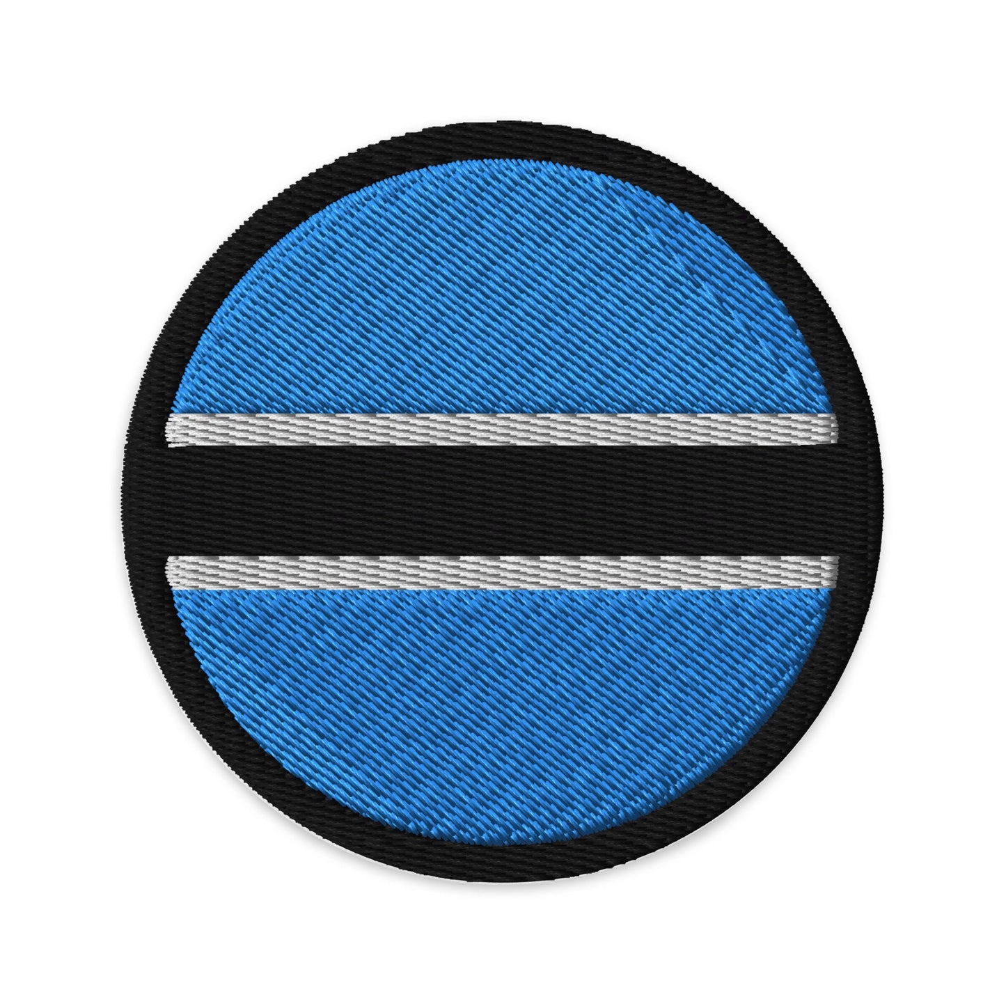 Botswana Flag Patch | Embroidered Iron-on or Sew-on DIY Applique For Vest, Backpack, Clothing Badge, Bikers, Travel Collectors, Souvenir