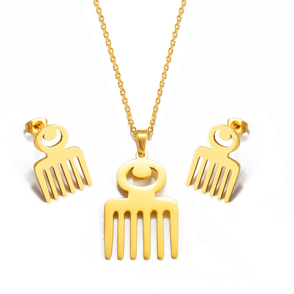 Duafe Necklace and Earrings Set