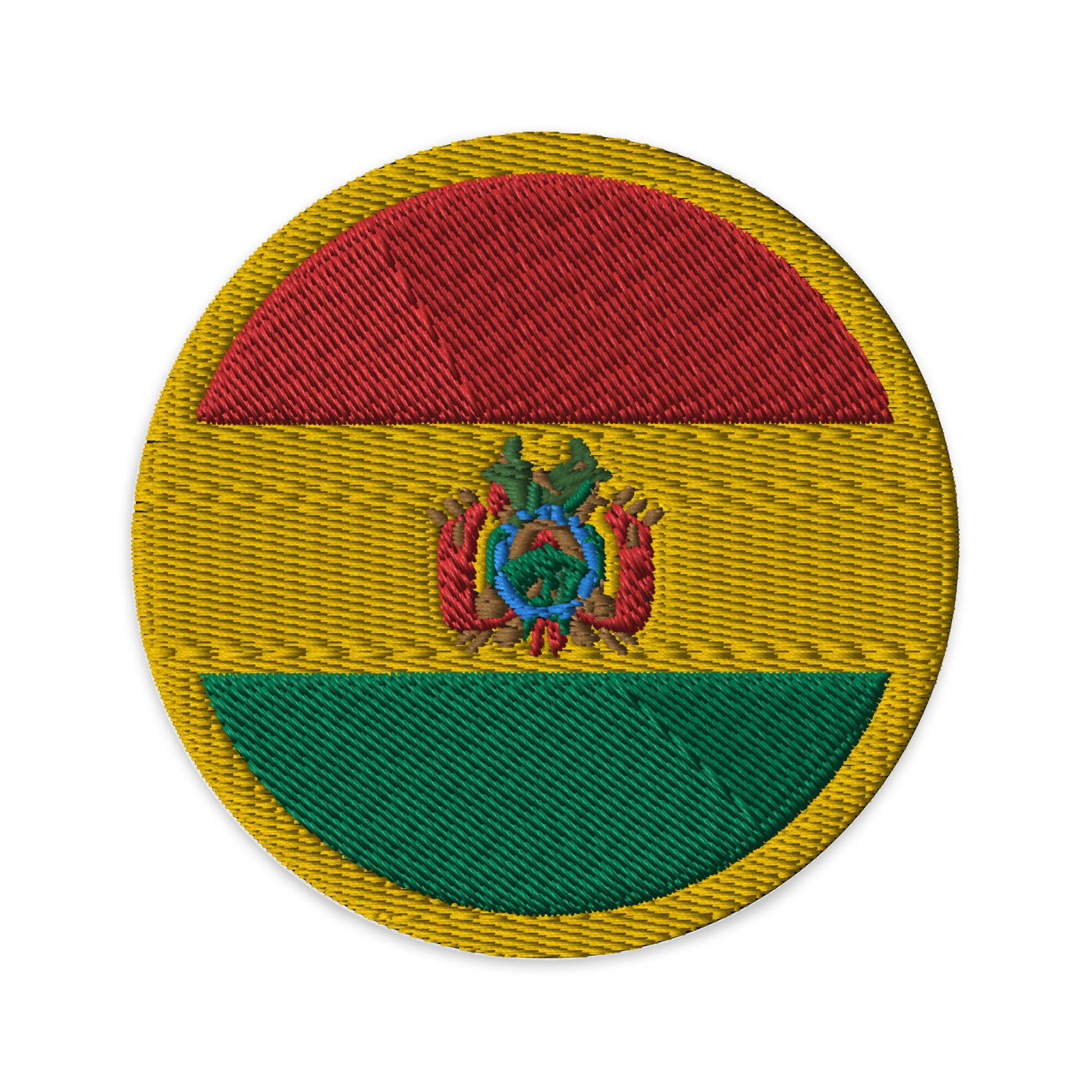 Bolivia Flag Patch | Embroidered Iron-on or Sew-on DIY Applique For Vest, Backpack, Clothing Badge, Bikers, Travel Collectors, Souvenir