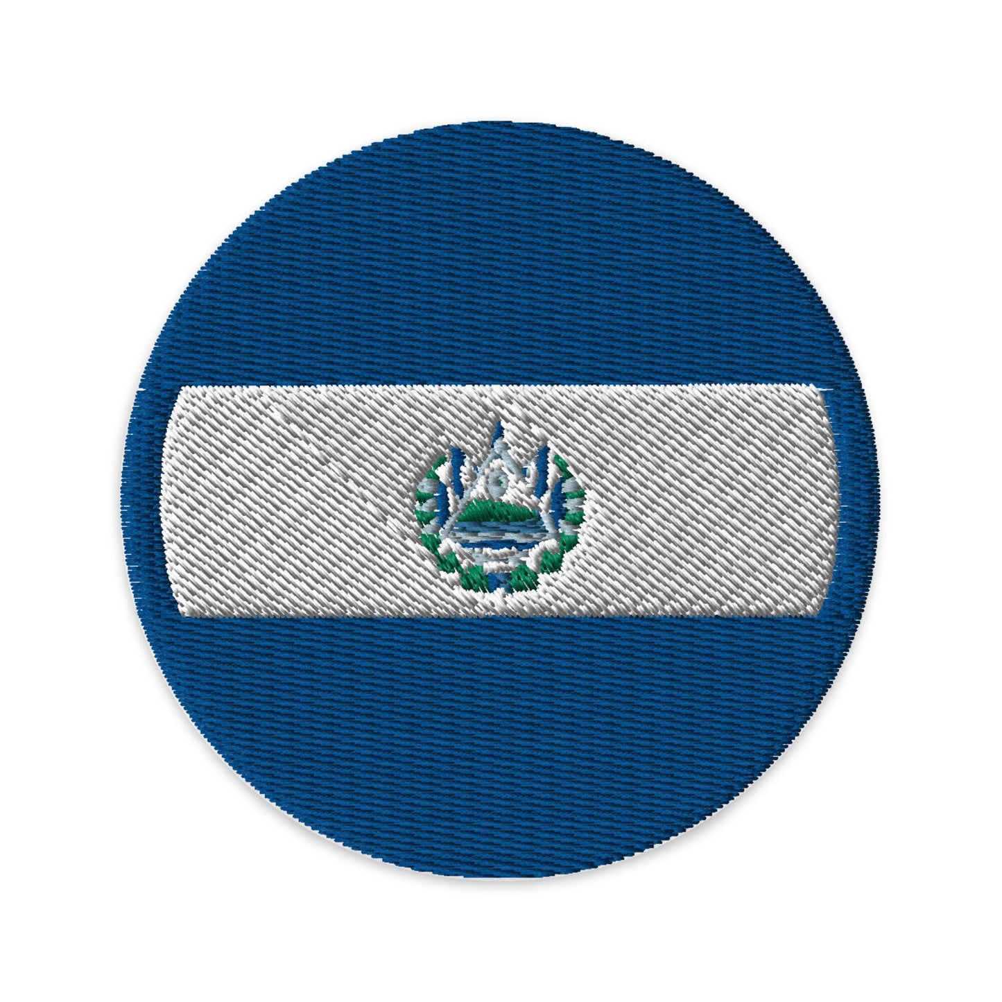 El Salvador Flag Patch | Embroidered Iron-on or Sew-on DIY Applique For Vest, Backpack, Clothing Badge, Bikers, Travel Collectors, Souvenir