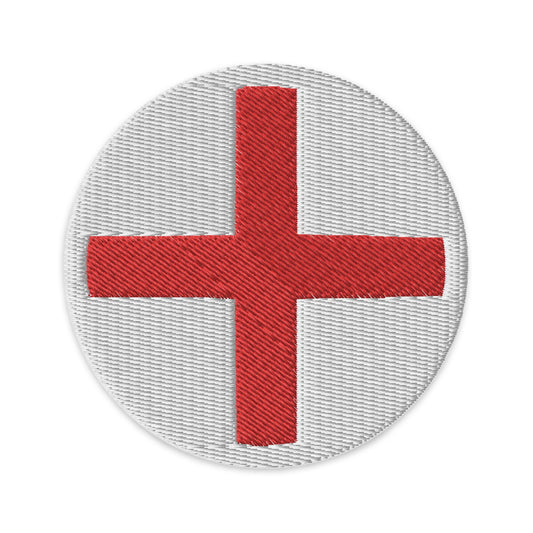 England Flag Patch | Embroidered Iron-on or Sew-on DIY Applique For Vest, Backpack, Clothing Badge, Bikers, Travel Collectors, Souvenir