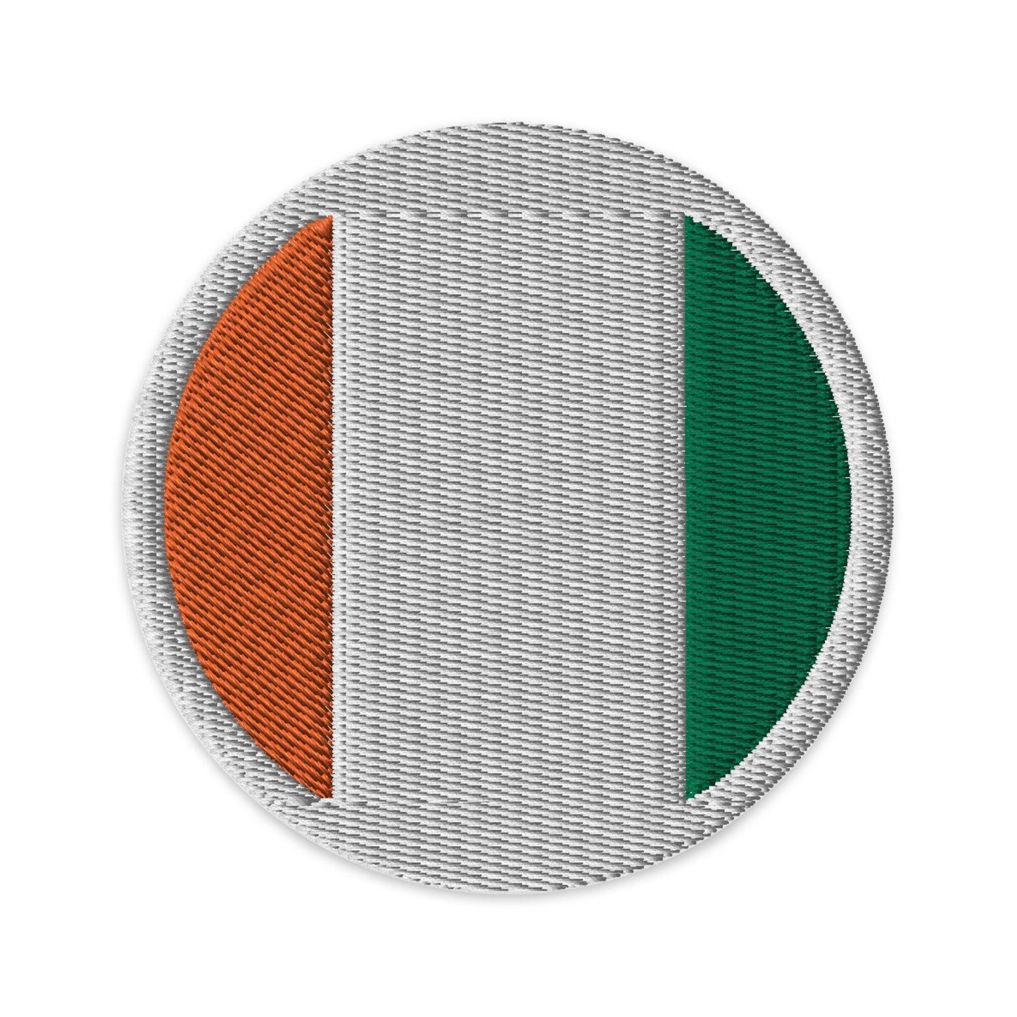 Ireland Flag Patch | Embroidered Iron-on or Sew-on DIY Applique For Vest, Backpack, Clothing Badge, Bikers, Travel Collectors, Souvenir