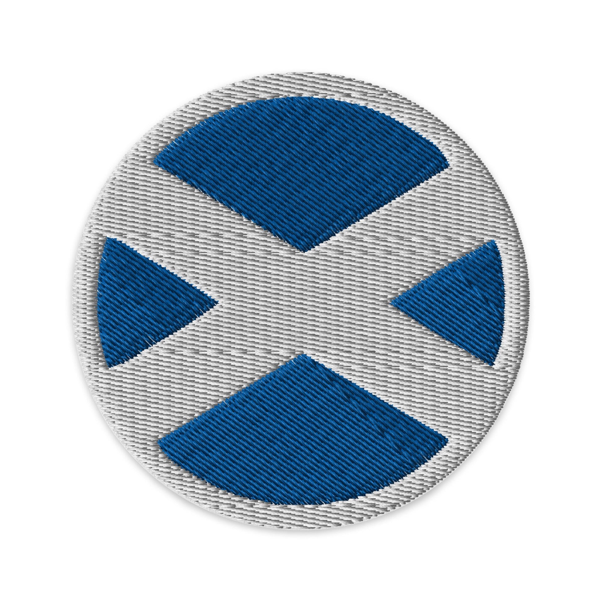 Scotland Flag Patch | Embroidered Iron-on or Sew-on DIY Applique For Vest, Backpack, Clothing Badge, Bikers, Travel Collectors, Souvenir