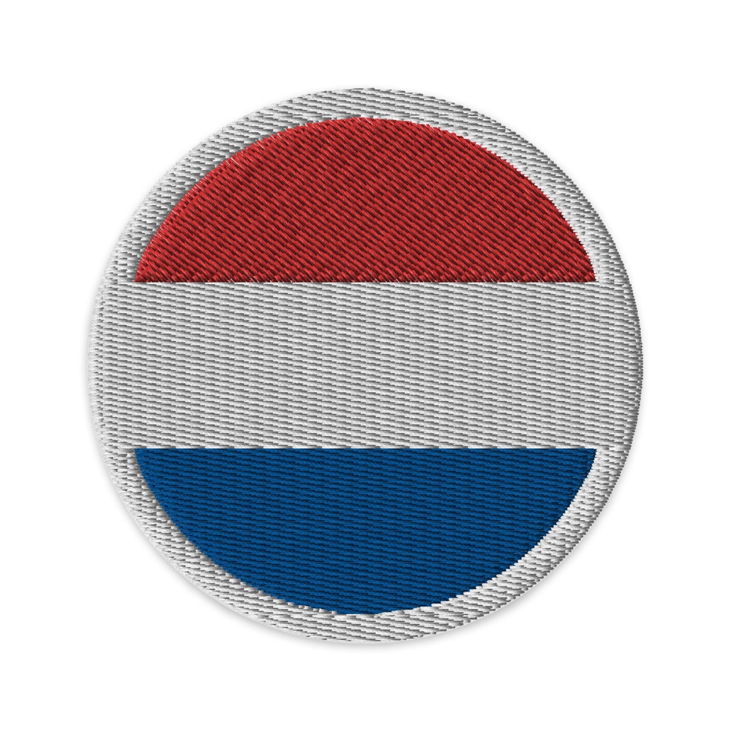 Netherlands Flag Patch | Embroidered Iron-on or Sew-on DIY Applique For Vest, Backpack, Clothing Badge, Bikers, Travel Collectors, Souvenir