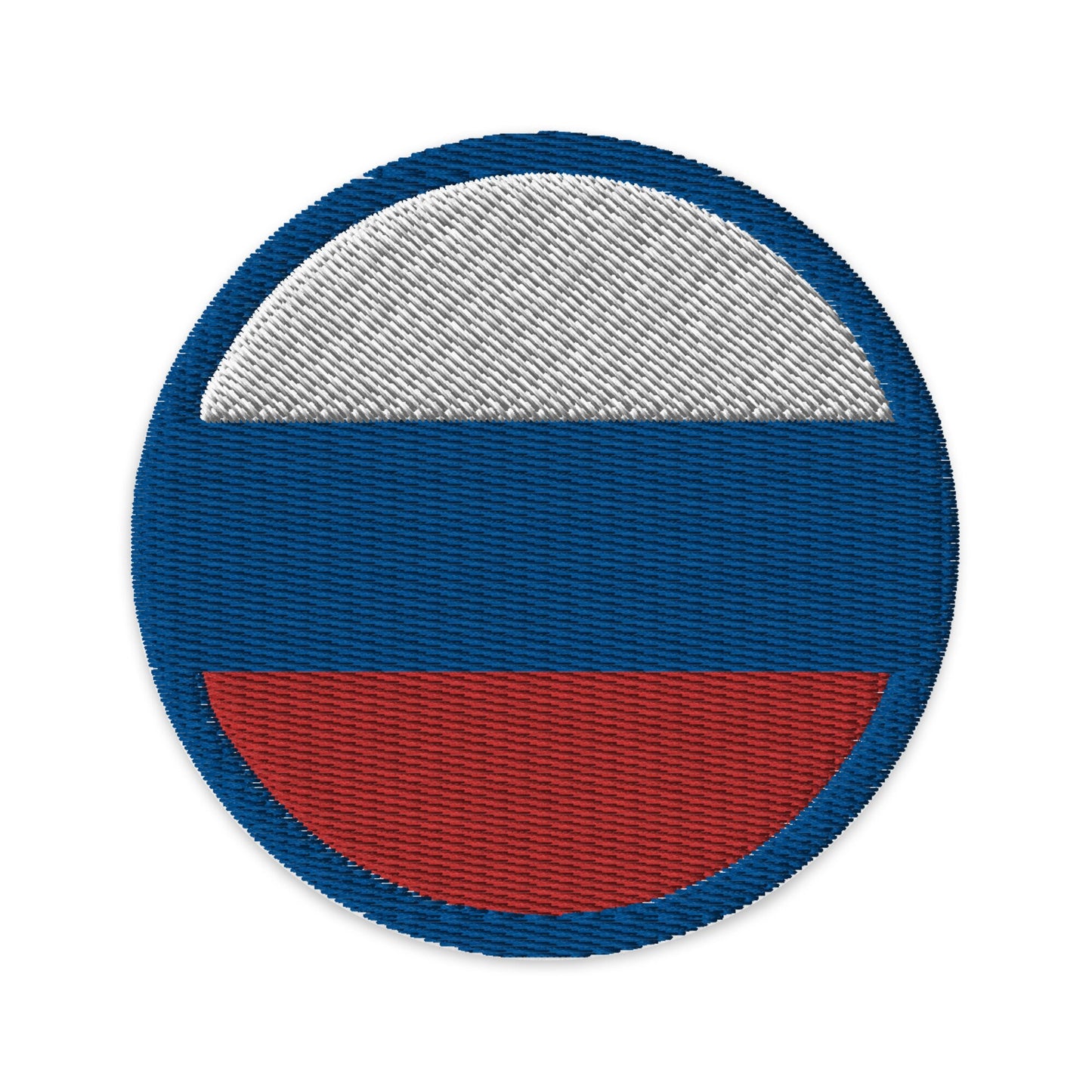 Russia Flag Patch | Embroidered Iron-on or Sew-on DIY Applique For Vest, Backpack, Clothing Badge, Bikers, Travel Collectors, Souvenir