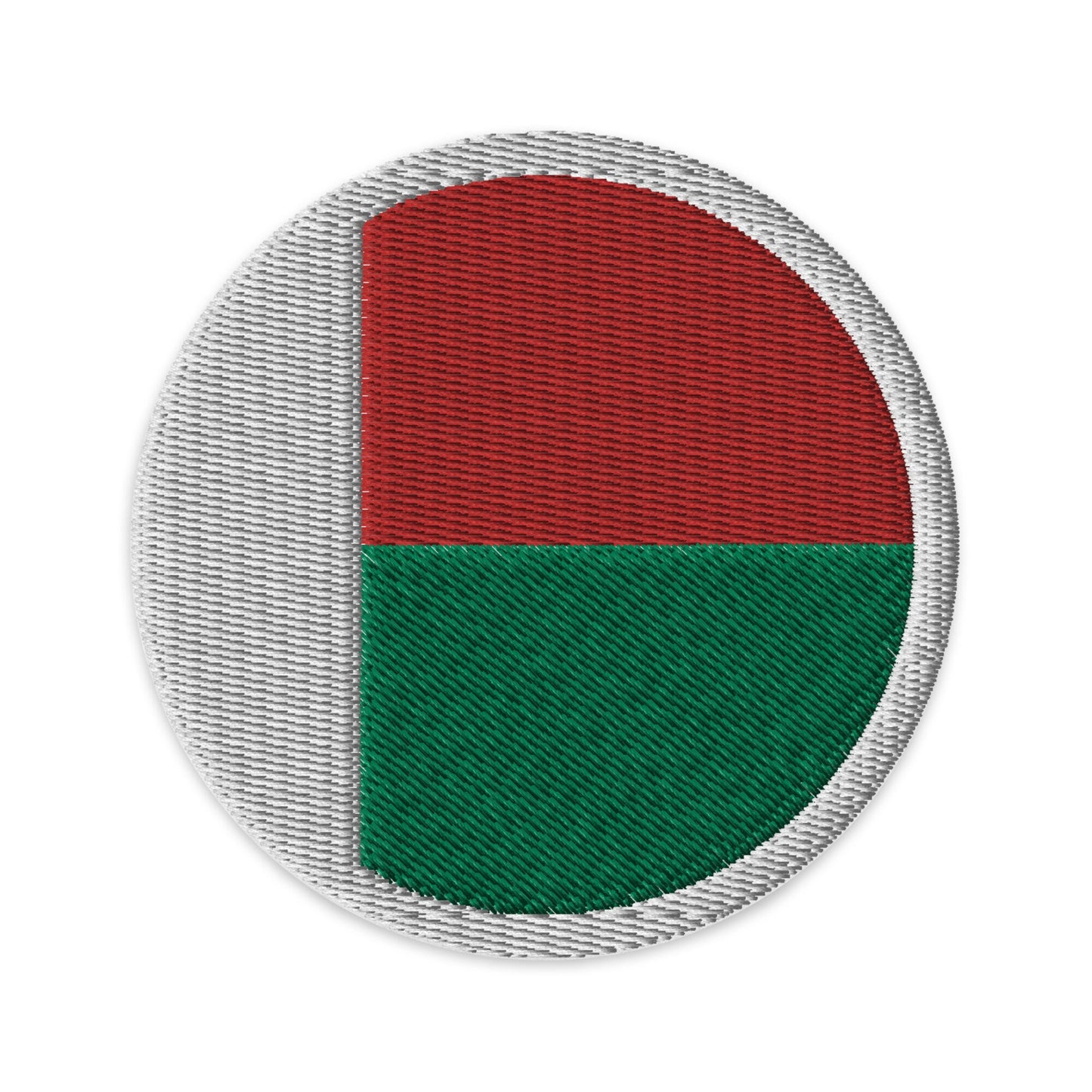 Madagascar Flag Patch | Embroidered Iron-on or Sew-on DIY Applique For Vest, Backpack, Clothing Badge, Bikers, Travel Collectors, Souvenir