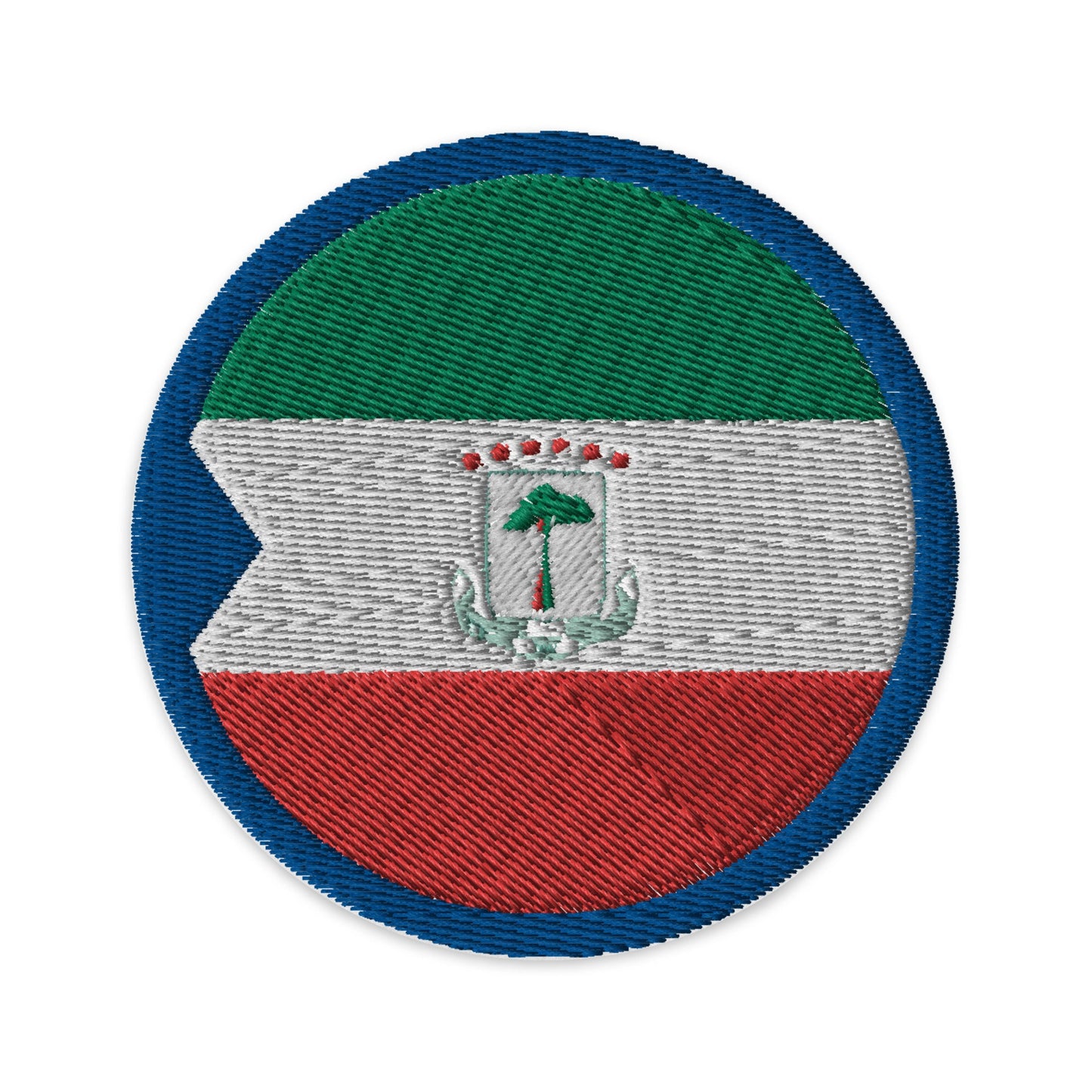 Equatorial Guinea Flag Patch | Embroidered Iron or Sew-on DIY Applique For Vest, Backpack, Clothing Badge, Biker, Travel Collector, Souvenir