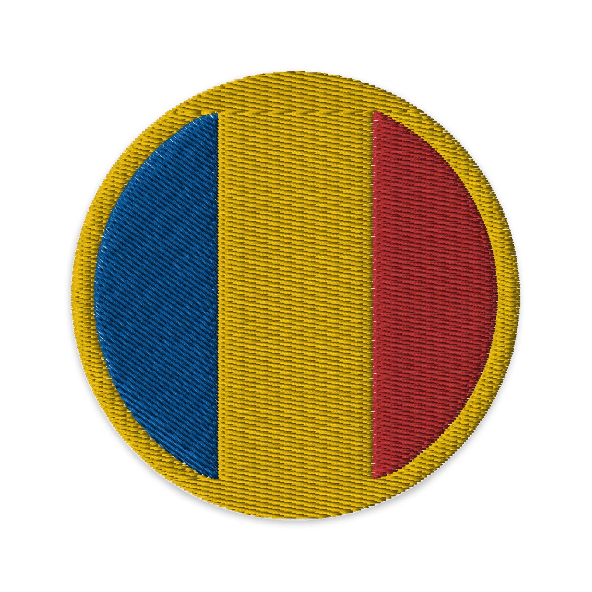 Chad Flag Patch | Embroidered Iron-on or Sew-on DIY Applique For Vest, Backpack, Clothing Badge, Bikers, Travel Collectors, Souvenir