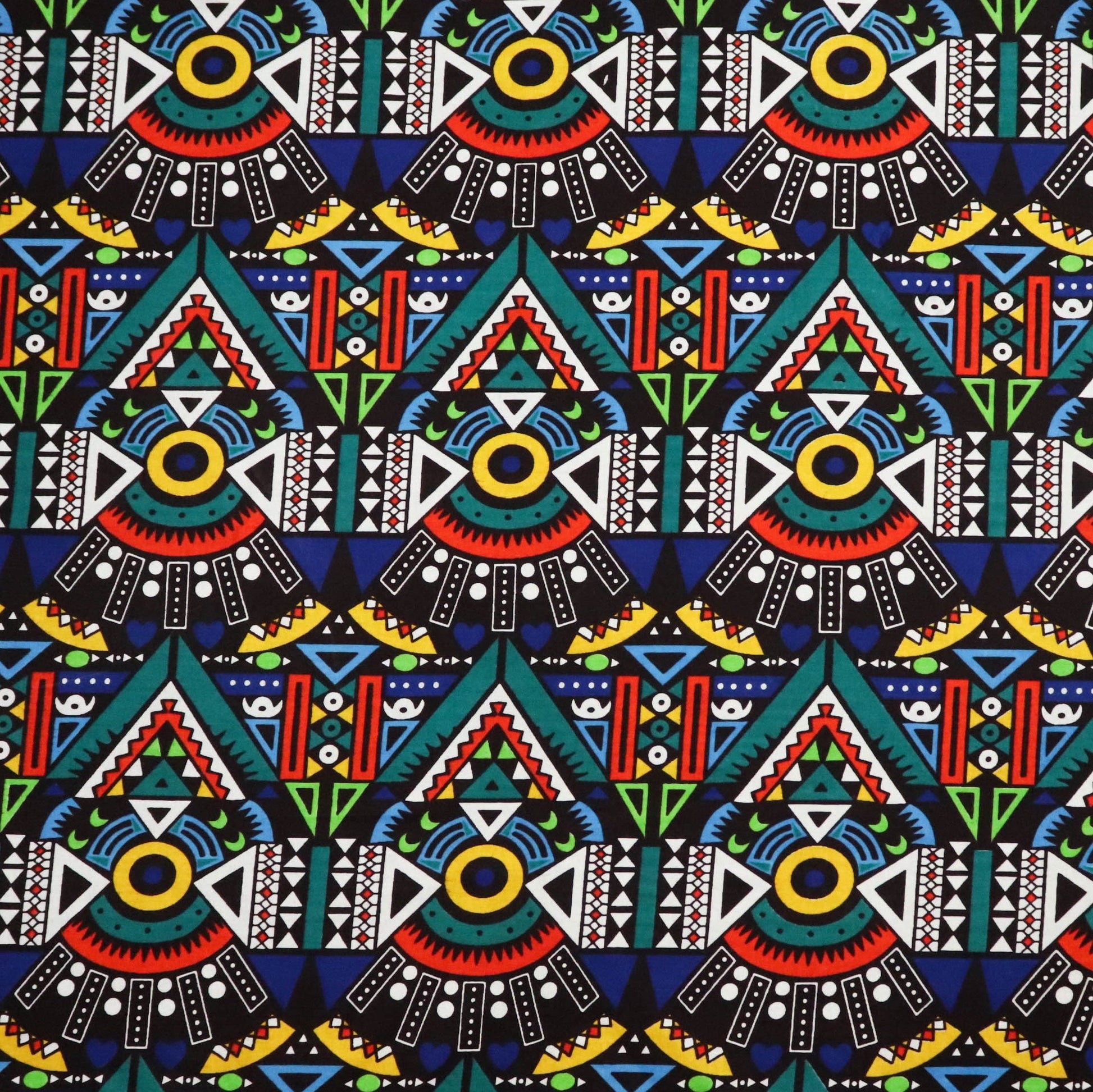 Amapiano Bandana | 100% Bio Cotton | Imported African Fabric with Traditional Patterns