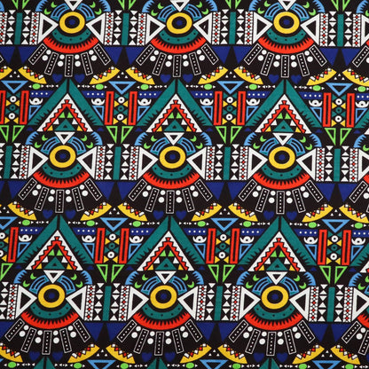 Amapiano Bandana | 100% Bio Cotton | Imported African Fabric with Traditional Patterns