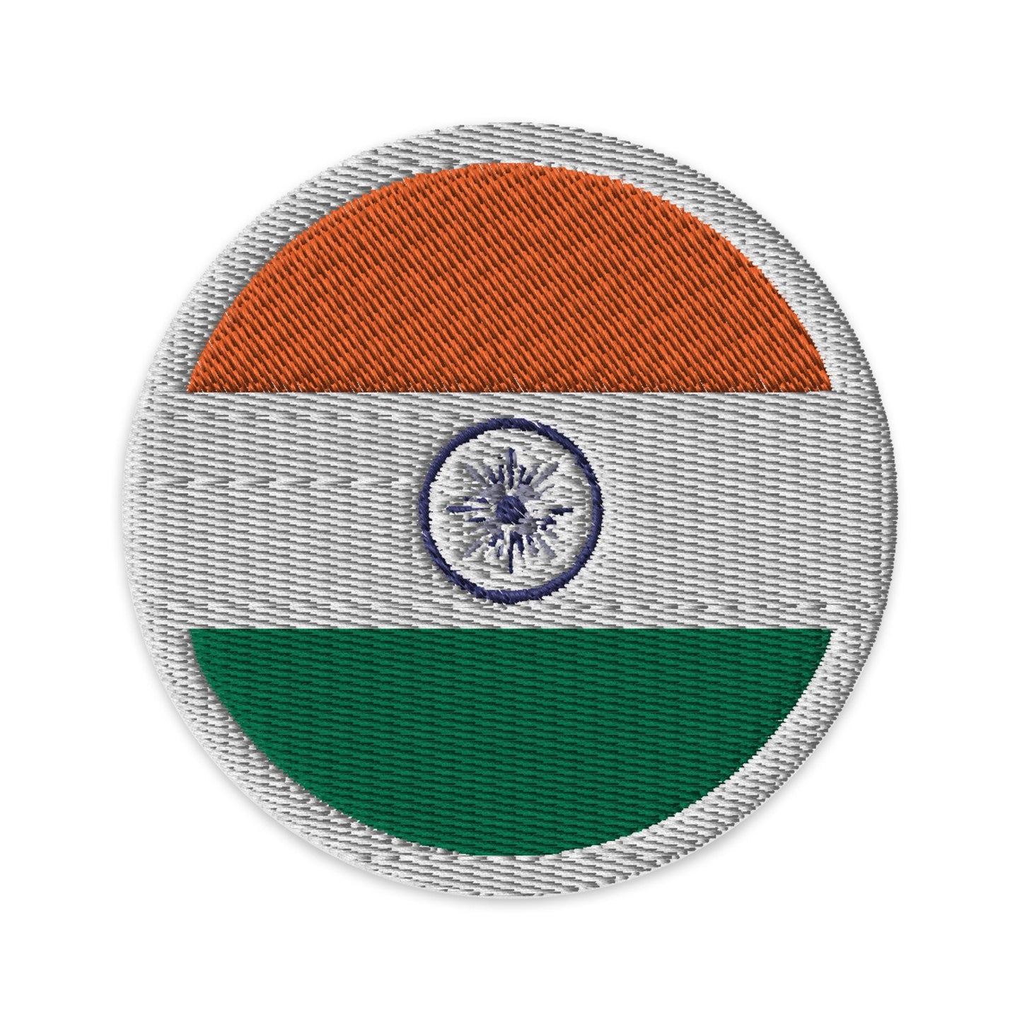 India Flag Patch | Embroidered Iron-on or Sew-on DIY Applique For Vest, Backpack, Clothing Badge, Bikers, Travel Collectors, Souvenir