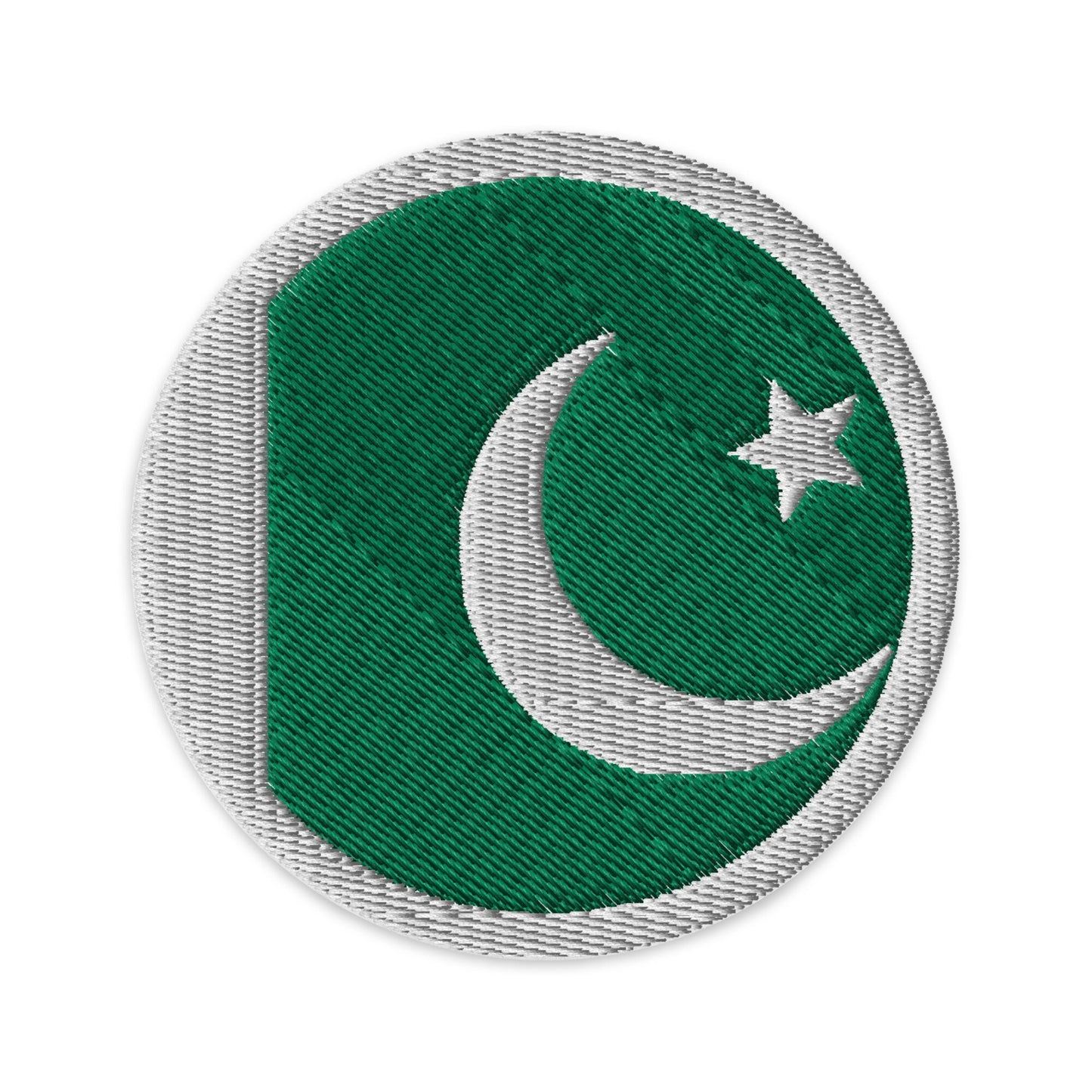 Pakistan Flag Patch | Embroidered Iron-on or Sew-on DIY Applique For Vest, Backpack, Clothing Badge, Bikers, Travel Collectors, Souvenir