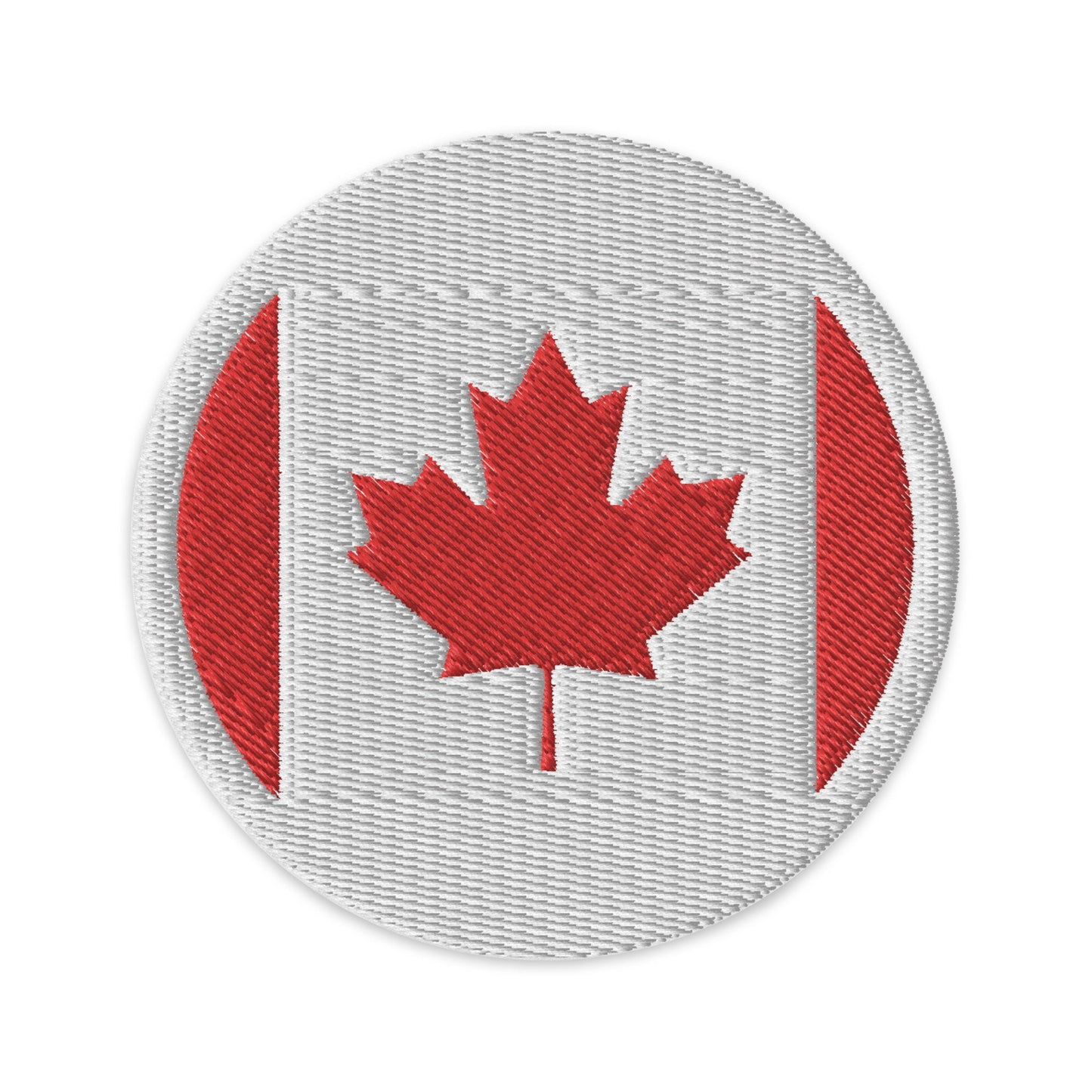 Canada Flag Patch | Embroidered Iron-on or Sew-on DIY Applique For Vest, Backpack, Clothing Badge, Bikers, Travel Collectors, Souvenir