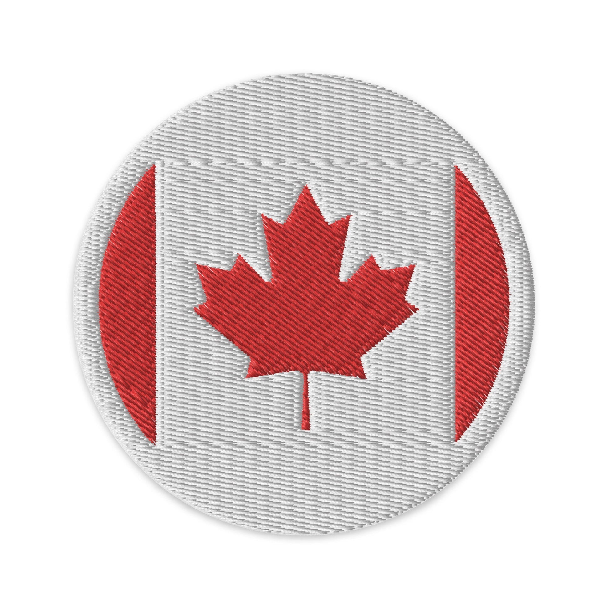 Canada Flag Patch | Embroidered Iron-on or Sew-on DIY Applique For Vest, Backpack, Clothing Badge, Bikers, Travel Collectors, Souvenir