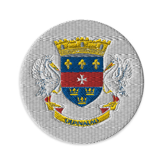 Saint Barthelemy Flag Patch | Embroidered Iron-on or Sew-on DIY Applique For Vest, Backpack, Clothing Badge, Bikers, Travel Collectors