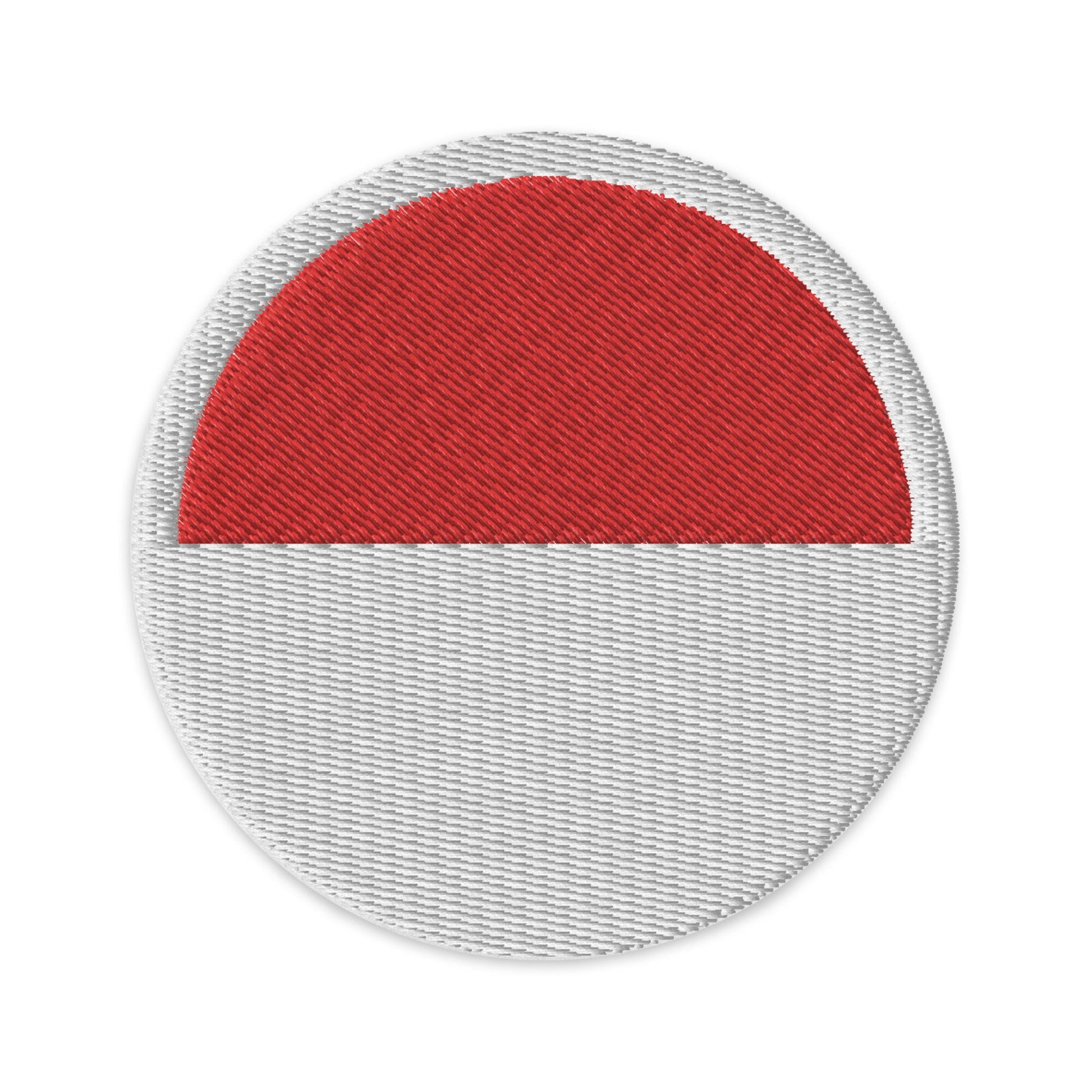 Monaco Flag Patch | Embroidered Iron-on or Sew-on DIY Applique For Vest, Backpack, Clothing Badge, Bikers, Travel Collectors, Souvenir