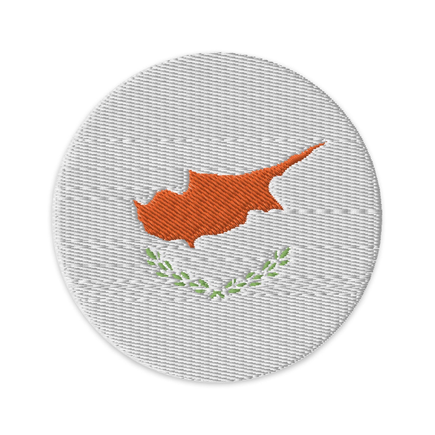 Cyprus Flag Patch | Embroidered Iron-on or Sew-on DIY Applique For Vest, Backpack, Clothing Badge, Bikers, Travel Collectors, Souvenir