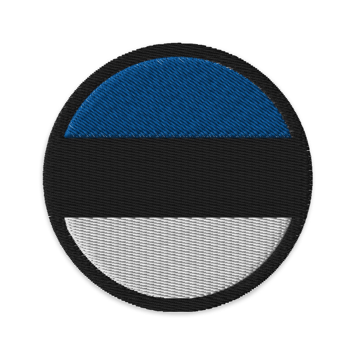 Estonia Flag Patch | Embroidered Iron-on or Sew-on DIY Applique For Vest, Backpack, Clothing Badge, Bikers, Travel Collectors, Souvenir