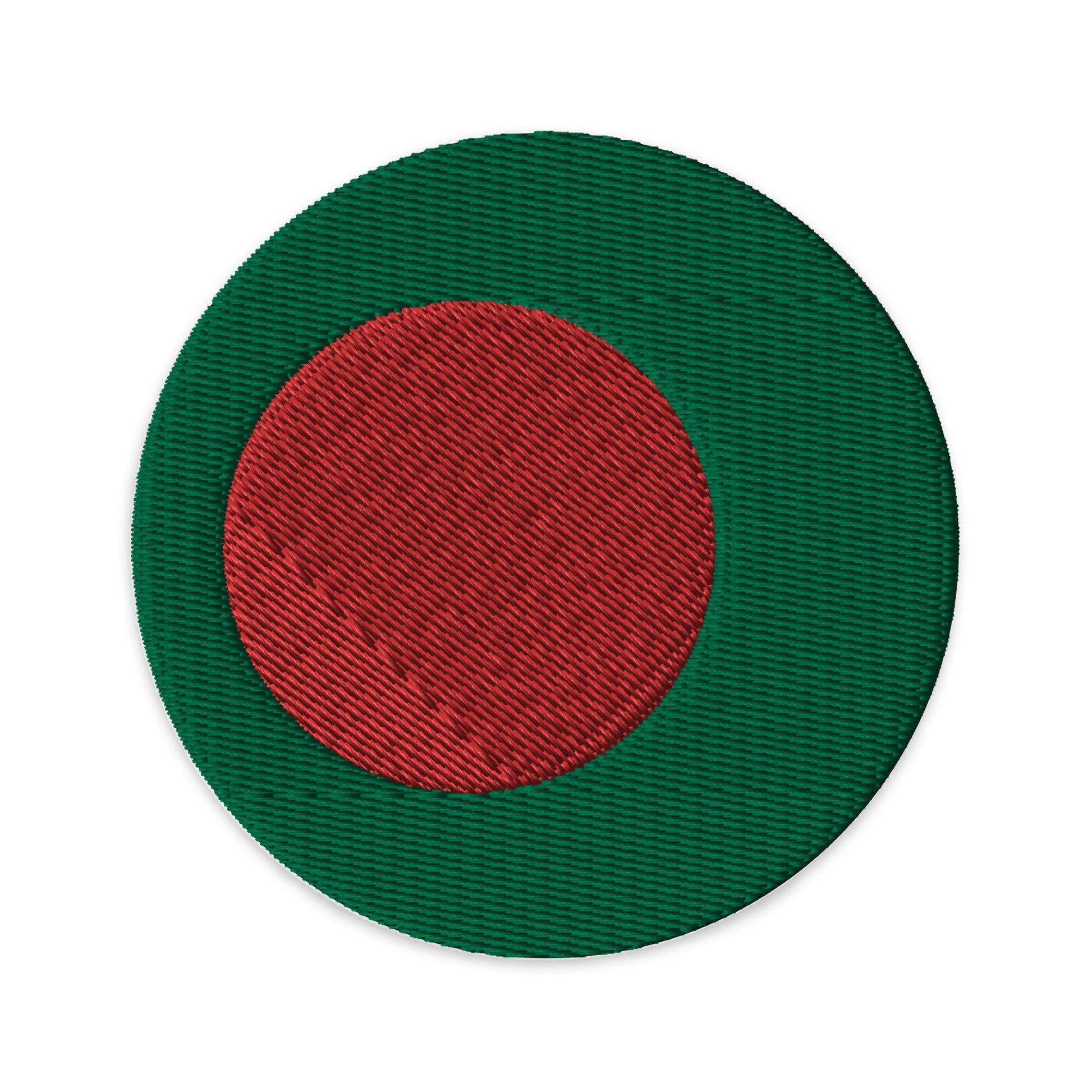 Bangladesh Flag Patch | Embroidered Iron-on or Sew-on DIY Applique For Vest, Backpack, Clothing Badge, Bikers, Travel Collectors, Souvenir