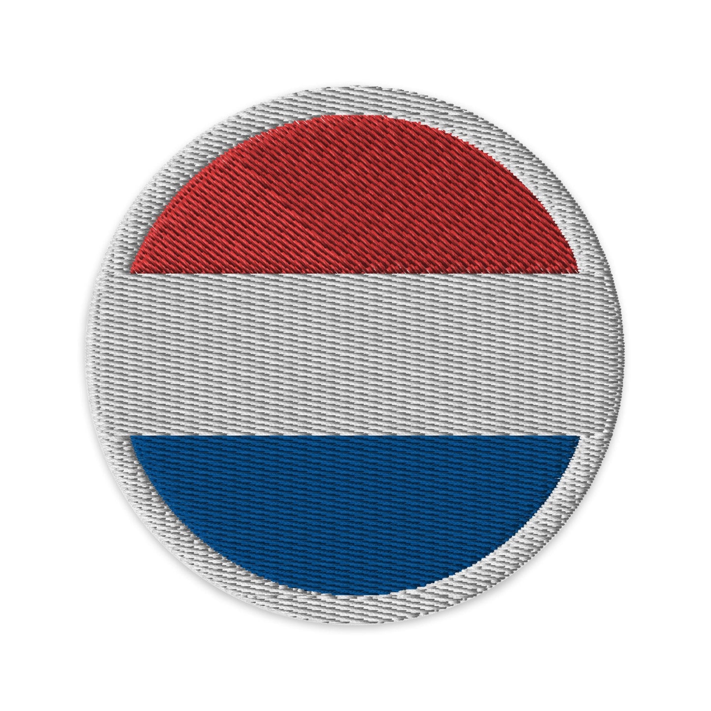 Luxembourg Flag Patch | Embroidered Iron-on or Sew-on DIY Applique For Vest, Backpack, Clothing Badge, Bikers, Travel Collectors, Souvenir