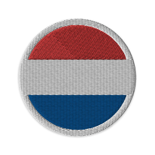 Luxembourg Flag Patch | Embroidered Iron-on or Sew-on DIY Applique For Vest, Backpack, Clothing Badge, Bikers, Travel Collectors, Souvenir