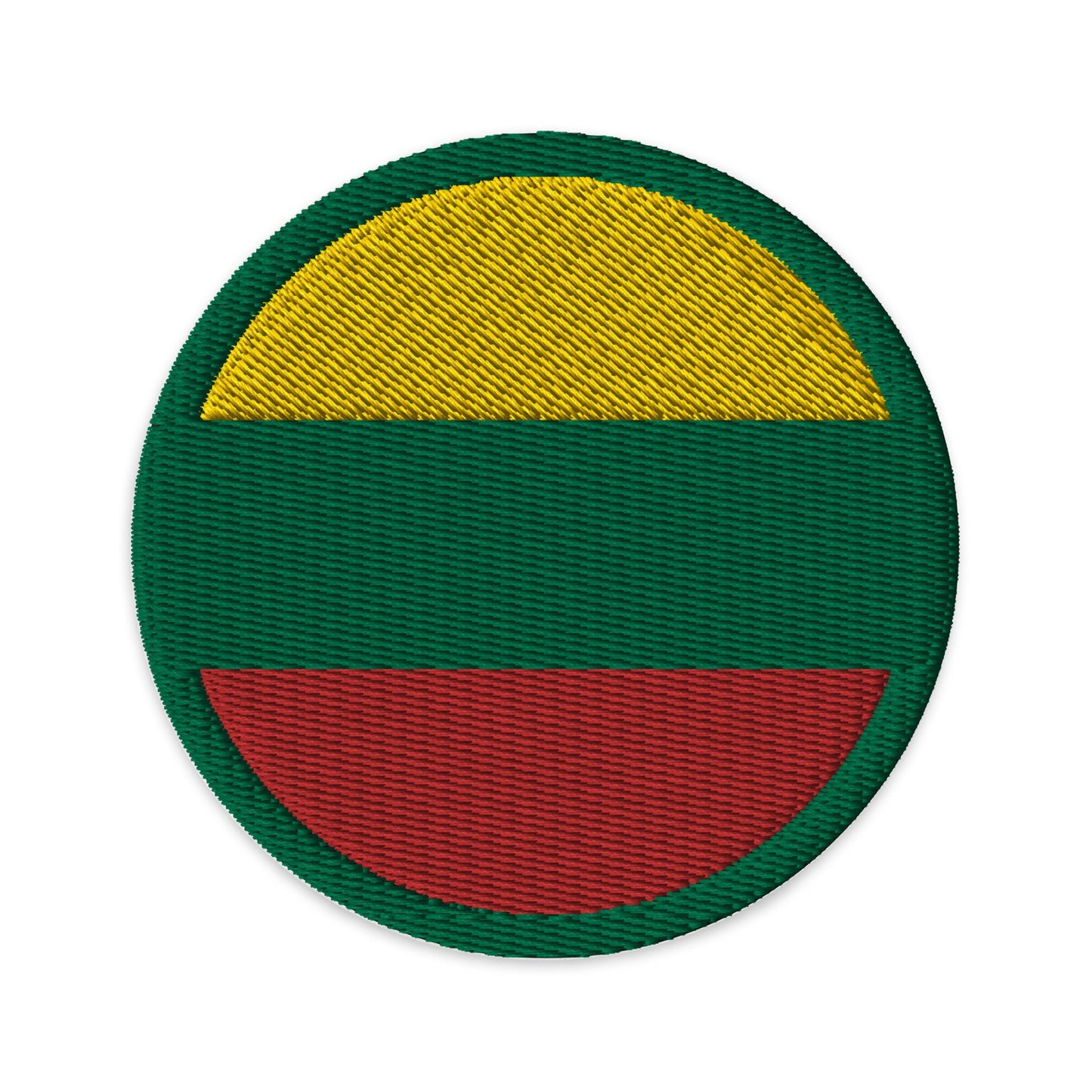 Lithuania Flag Patch | Embroidered Iron-on or Sew-on DIY Applique For Vest, Backpack, Clothing Badge, Bikers, Travel Collectors, Souvenir